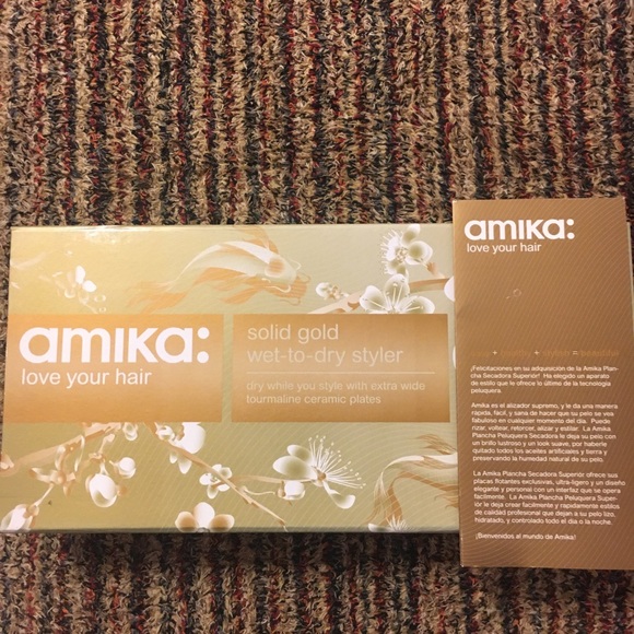 Hair Straightener Gold Amika size Large